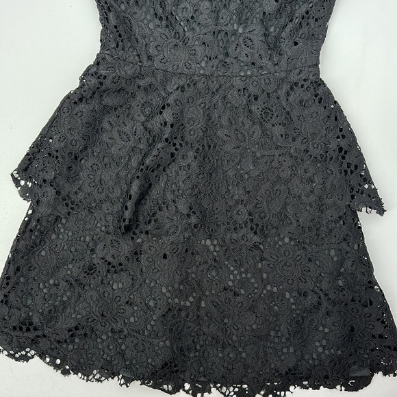 Missguided Dress Black Lace size 2 - Picture 6 of 11